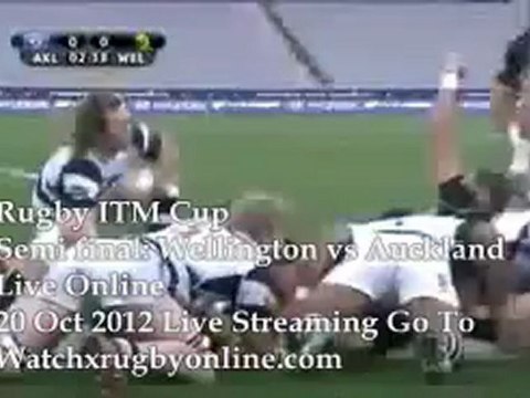 Rugby ITM Cup Semifinal 2012 Wellington vs Auckland Live Online