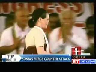 Sonia Gandhi raps BJP over corruption, FDI