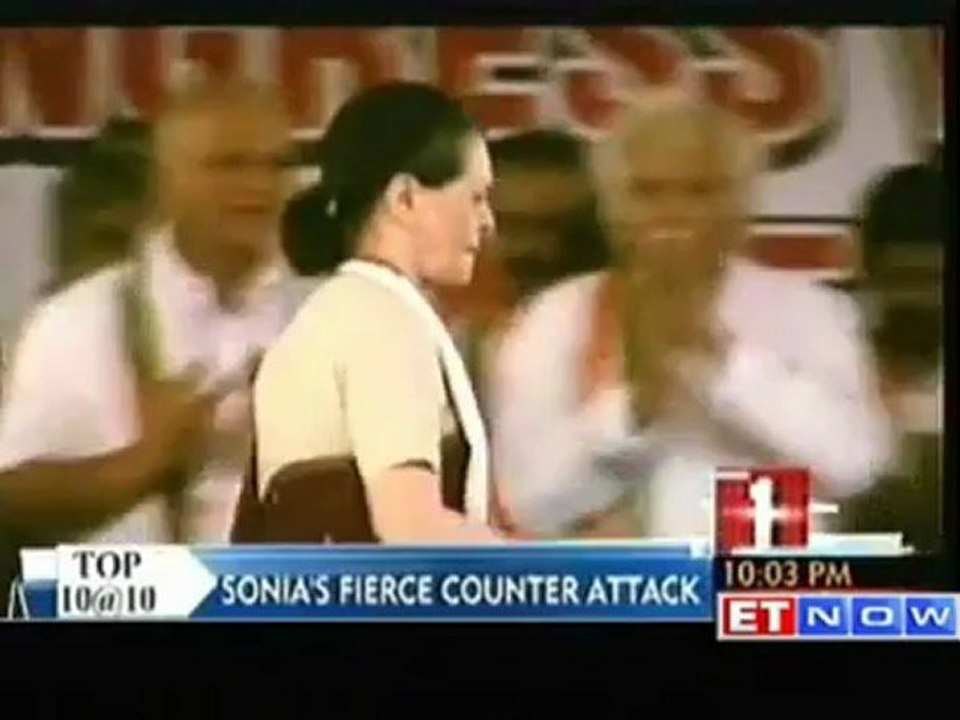 Sonia Gandhi raps BJP over corruption, FDI