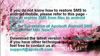How to backup SMS for Android with sms backup app