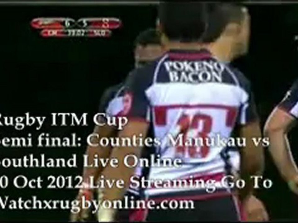 Rugby Southland vs Manukau Live Playing