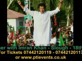 A Fundraising Dinner with Chairman Imran Khan 18th November @ The Centre Slough
