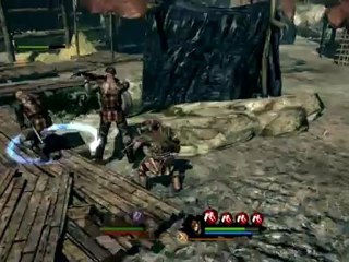 of Orcs ans Men - Le combat dans la planque du dresseur