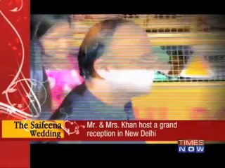 Mr & Mrs Khan host a grand reception in New Delhi