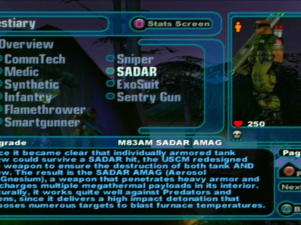 Let's Play Aliens versus Predator Extinction Bestiary - #005 - SADAR