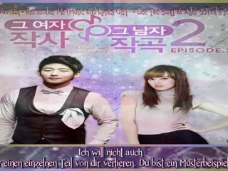 Sung Yoo Bin (BOB4) - Remember Me [german sub]