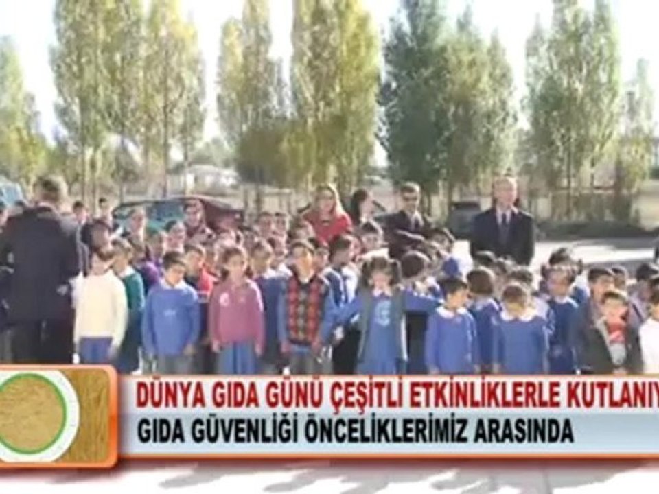 DÜNYA GIDA GÜNÜ TÜRKİYE GENELİNDE KUTLANDI