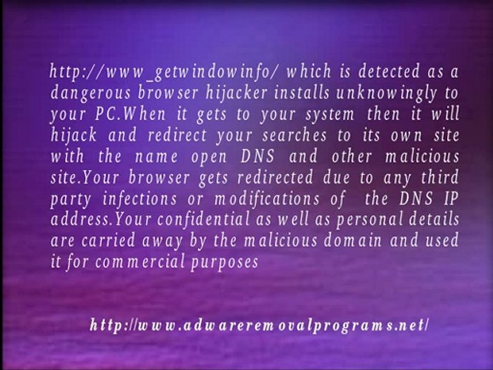 Uninstall http://www_getwindowinfo/ : Easy Guidelines