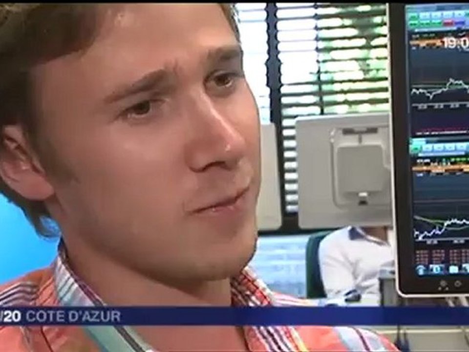 Reportage en salle de marché: les étudiants de SKEMA sur France 3 Côte d'Azur