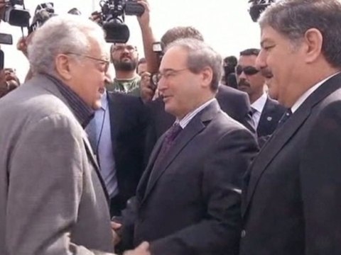 Peace envoy Brahimi in Damascus promoting ceasefire