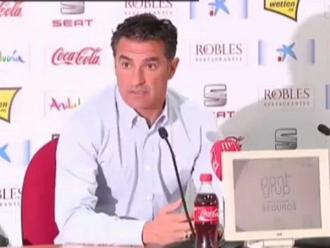 Michel alaba la figura de Joaquín Caparros como ex-técnico del Sevilla