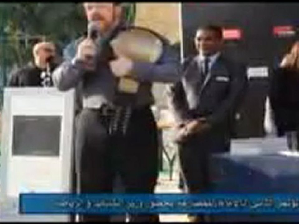 The Miz speaking Arabic in Egypt