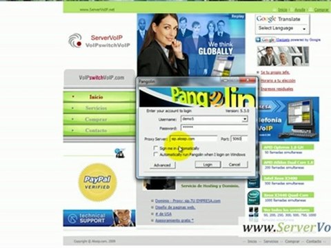 22. Como configurar pangolin para la platorma Voipswitch