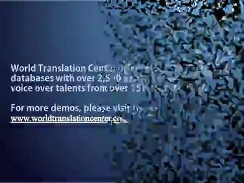 European Portuguese Translation Voice Over Examples