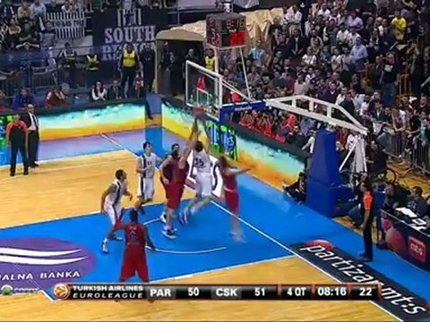 Евролига 2012-2013. ЦСКА-Партизан 3-4 четверти
