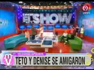 Pronto.com.ar Teto y Denise se amigaron