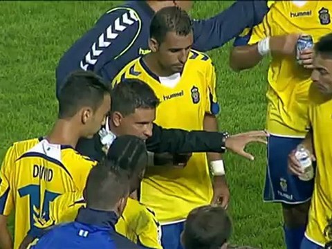 Copa del Rey 2012-2013 - 03ª Ronda - UD Las Palmas vs Racing de Santander (4-2) JAVI GUERRERO, MOMO (P), MURILLO y THIEVY