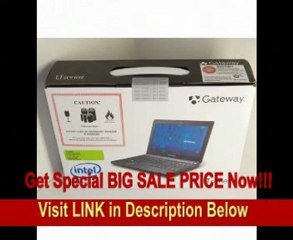 SPECIAL DISCOUNT Gateway LT4008u 10.1" Netbook PC, Intel Atom Dual-Core N2600, 1.6GHz, 1GB, 320GB, Wireless, Webcam, River Black, Windows 7...