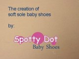 Making soft sole baby shoes