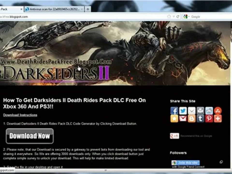 Darksiders 2 Death Rides Pack DLC Codes - Free!!