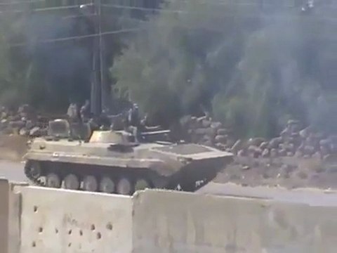 Syrian Army Mechanized Infantry Convoy