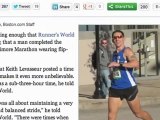 Man Completes Marathon Wearing Flip Flops