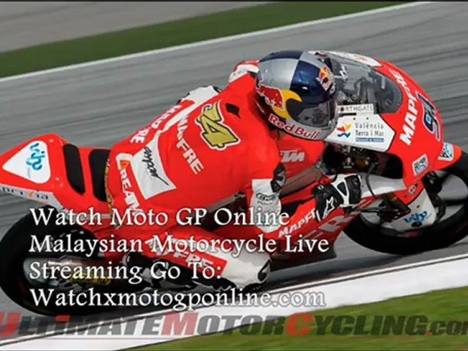 Malaysian Motor GP 21 Oct 2012 Live Telecast