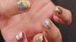 How to Paint Your Nails in Gold and Silver Patterns