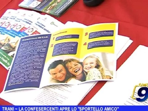 Trani | La confesercenti apre lo sportello amico