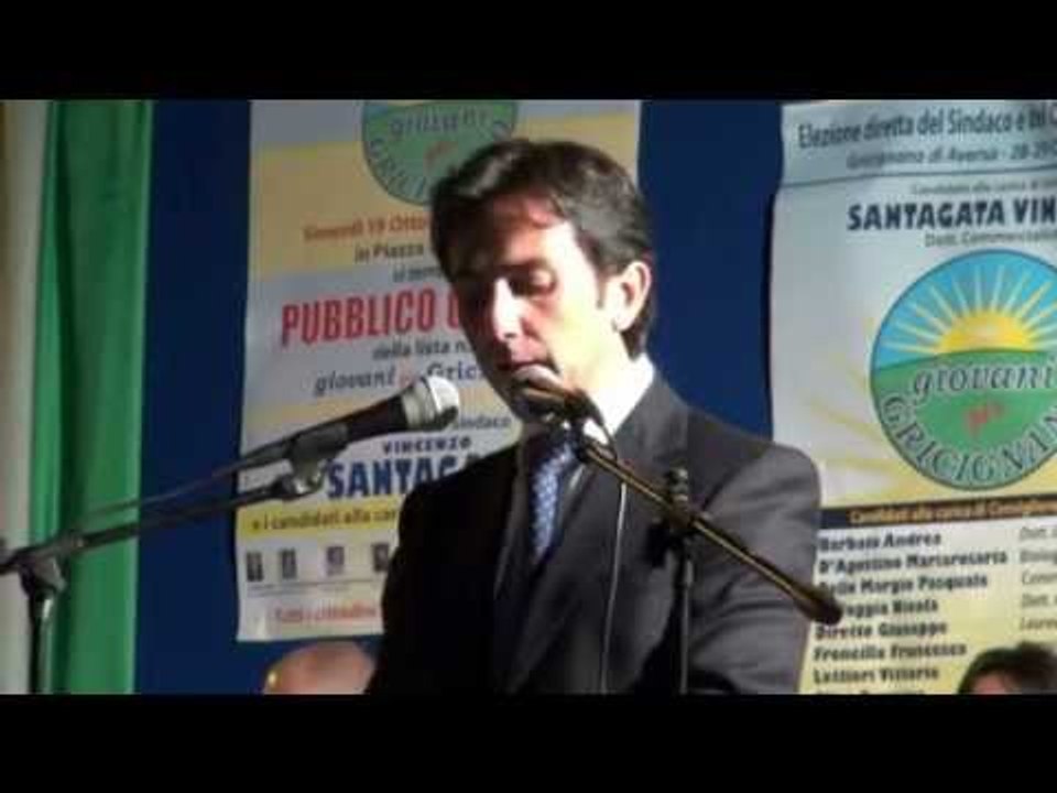 Gricignano (CE) - Comizio elettorale di Giovani per Gricignano (19.10.12)