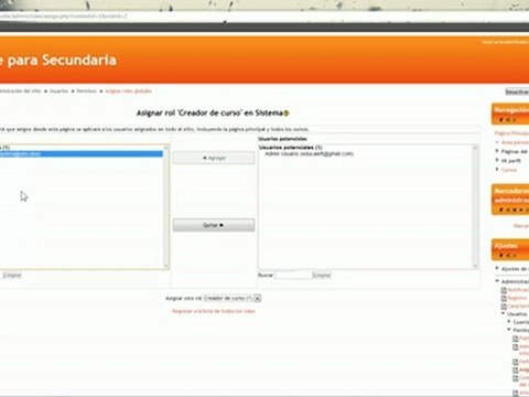 02.- Curso Moodle 2 para Secundaria. Crear Profesores, Categorías y Cursos.