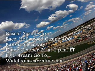 Hollywood Casino 400 Nascar Race Live Online Broadcast 21-10-2012