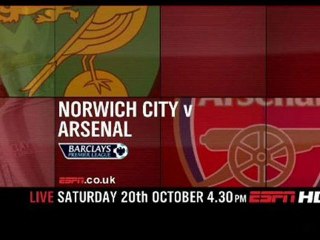 Watch Norwich City vs. Arsenal 20.10.2012 Live Stream Online