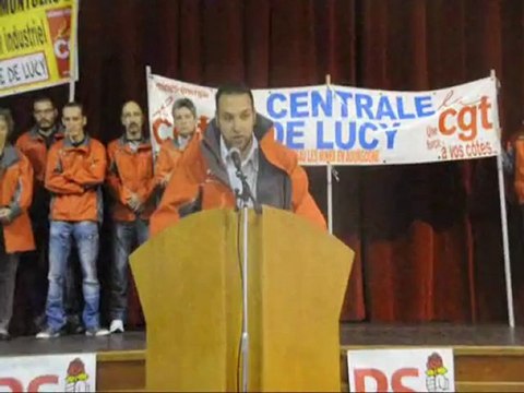 Les Lucy s'invitent au congrès fédéral du PS 71 : Claude Martin (CGT) explique (20/10/12)