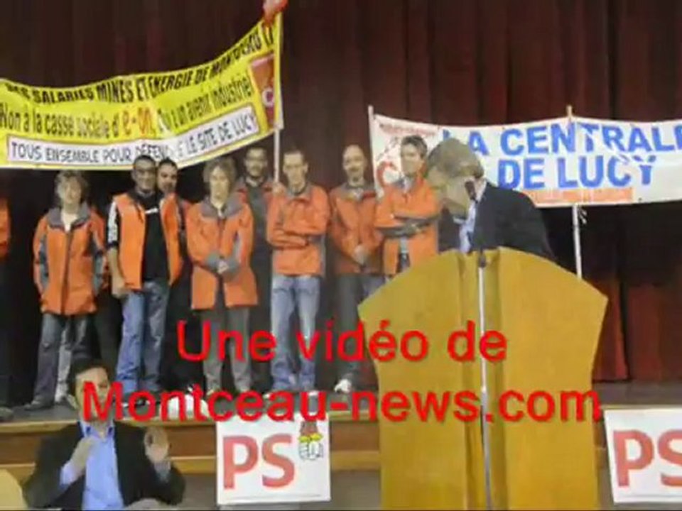 Les "Lucy" s'invitent au congrès du PS 71 : D. Mathus, maire de Montceau, répond aux syndicats