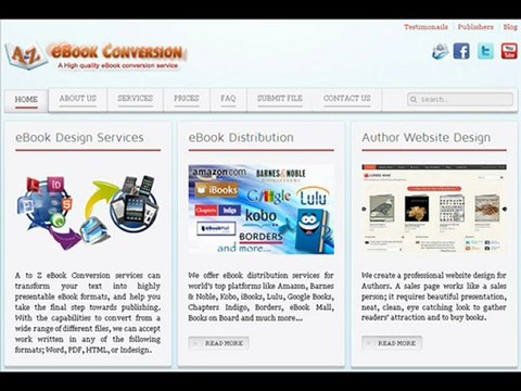 Ebook formatting services for Authors and Publishers