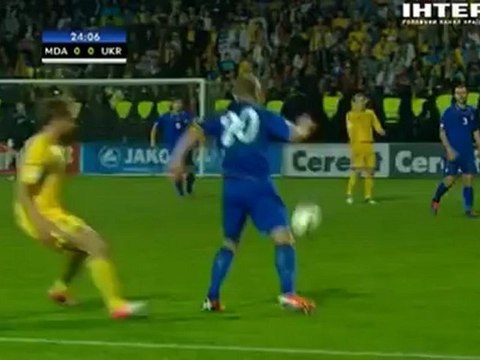 Группа H _ Молдавия - Украина - 13 Октября 2012 - Первый тайм
