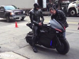 RoboCop Toronto Filming - On Motorcycle