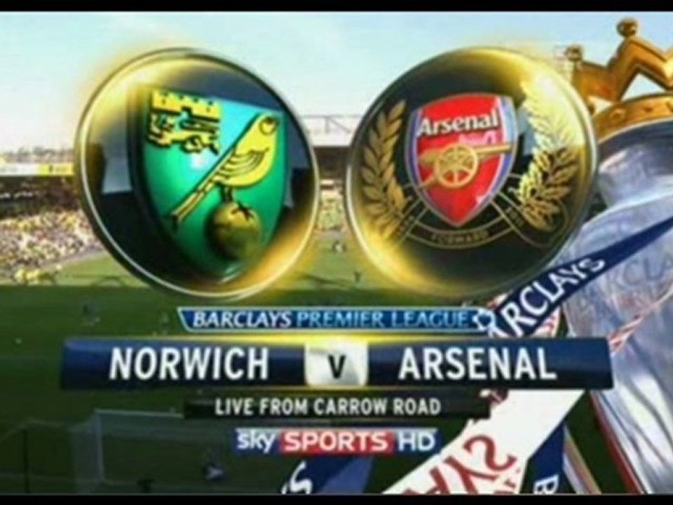 Watch Norwich City vs. Arsenal 20-10-2012 Live Stream & Highlights All Goals