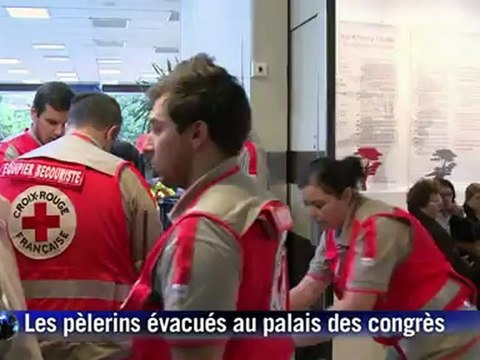 Lourdes et ses Sanctuaires inondés après des intempéries