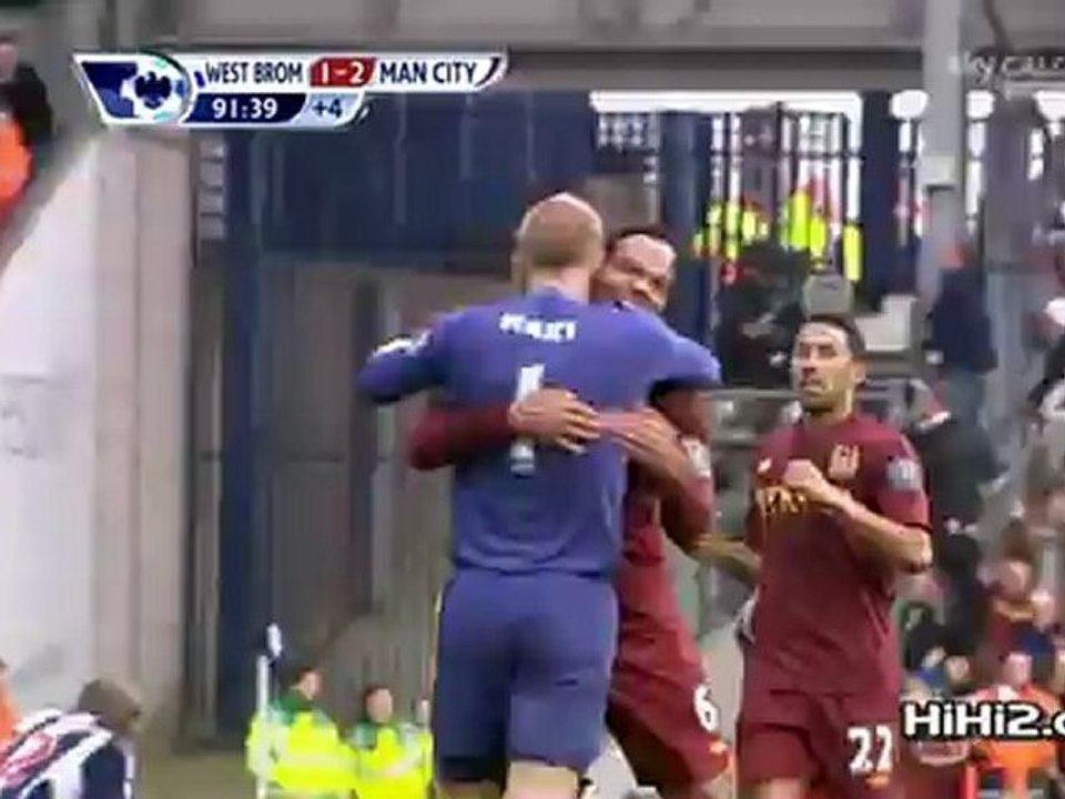 هدف مان سيتي الثاني على ويست بروميتش - دجيكو