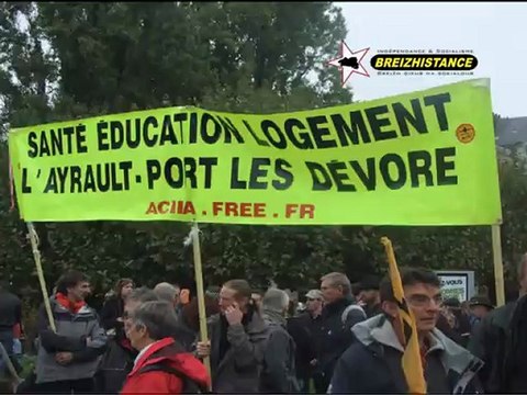 Manif à Nantes contre l'aéroport de NDDL