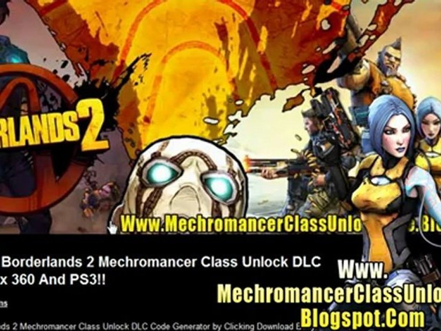 Borderlands 2 Mechromancer Class Unlock DLC Free Xbox 360 - PS3 - video  Dailymotion