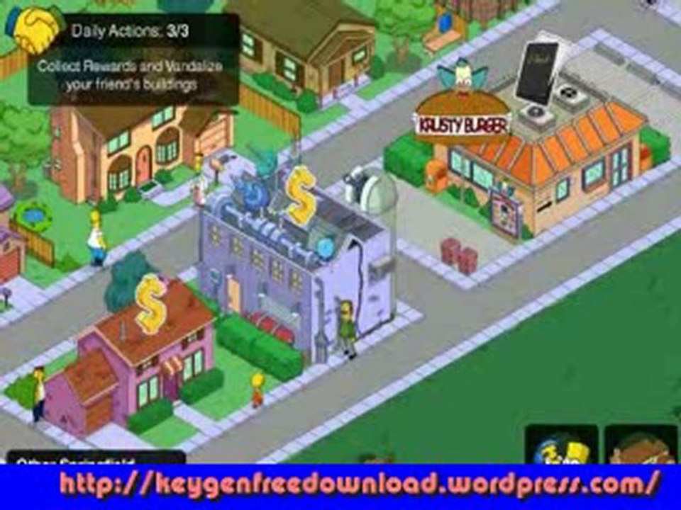 The Simpsons Tapped Out v2.1.0 Hack FREE Download October 2012