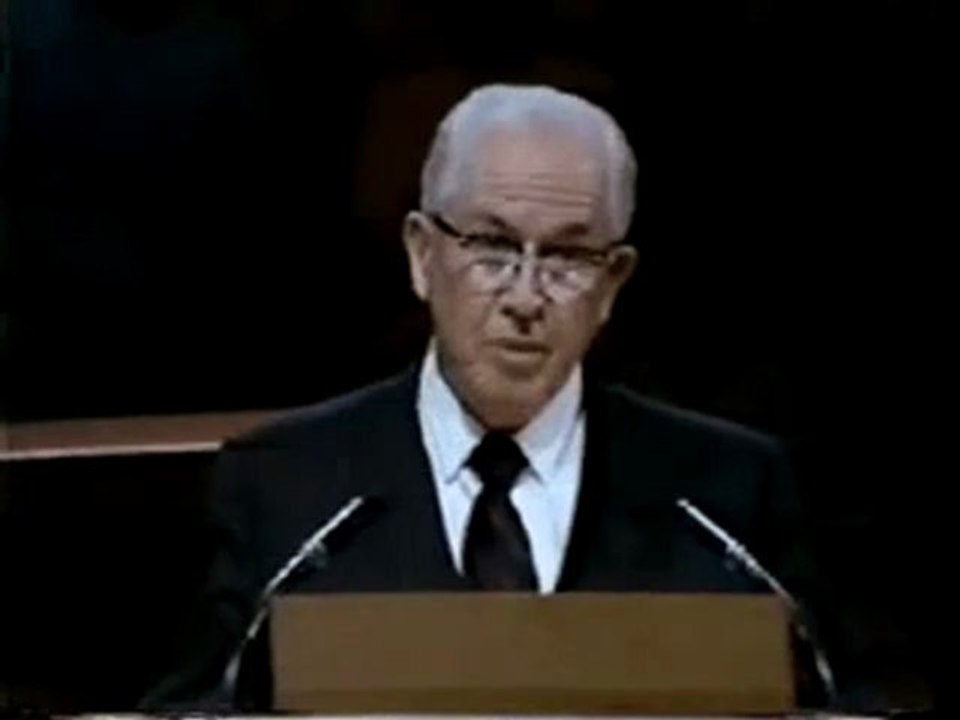 Ezra Taft Benson - Recommends Gary Allen's "None Dare Call It Conspiracy" in General Conference