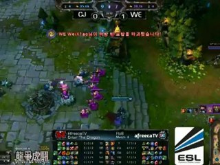 WE.Weixiao fait un triplé in extremis - League of legends