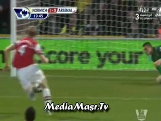 هدف مباراة نوريتش 1 -0 أرسنال - الجولة الـ 8