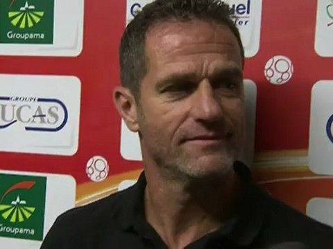 Conférence de presse Stade Lavallois - Tours FC : Philippe HINSCHBERGER (LAVAL) - Bernard BLAQUART (TOURS) - saison 2012/2013