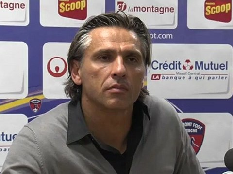 Conférence de presse Clermont Foot - FC Istres : Régis BROUARD (CFA) - José PASQUALETTI (FCIOP) - saison 2012/2013