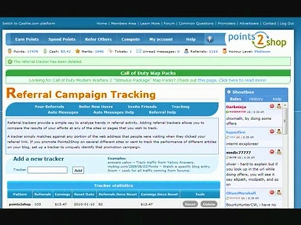 Earn Points for Free Rewards